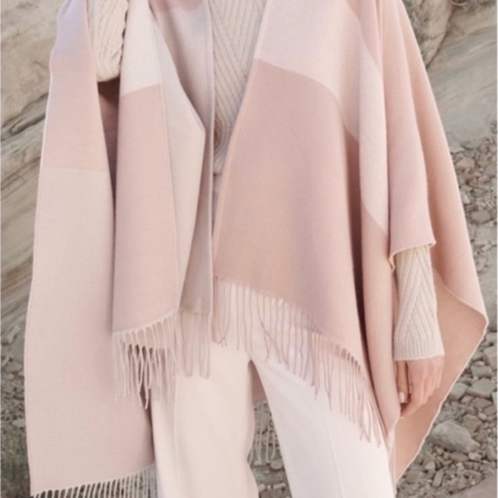 NWT $165 Soia & Kyo Miku Knit scarf Cardigan in oak